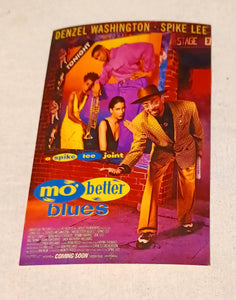 Copy of Mo Betta Blues  Press Card Original 1990 rare Kargo Fresh
