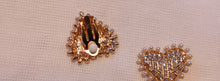 Load image into Gallery viewer, Crystal Heart Stud Clip On Earrings Kargo Fresh
