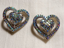 Load image into Gallery viewer, Crystal Heart Stud Clip On Earrings Kargo Fresh
