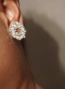 Crystal Stud Clip On Earrings Kargo Fresh