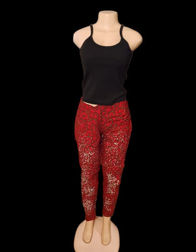 Custom ankara print pants and tank top set m/L Kargo Fresh