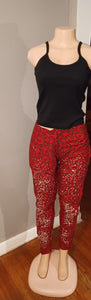 Custom ankara print pants and tank top set m/L Kargo Fresh