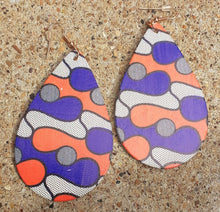 Load image into Gallery viewer, Cute African Print Midi Dress with Earrings Kargo Fresh
