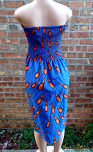 Load image into Gallery viewer, Cute African Print Midi Dress with Earrings Kargo Fresh
