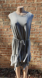 Cute and Comfy Grey Knit Midi Dress XL/XXL Kargo Fresh