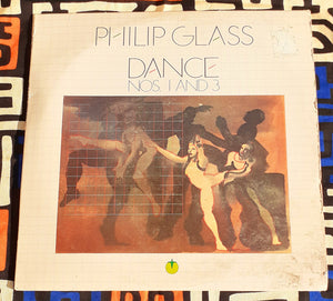 Dance Nos. 1 and 3 - Phillip Glass 1980 33 RPM Lp 1980 Kargo Fresh