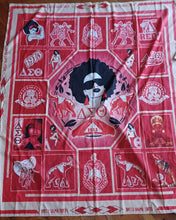 Load image into Gallery viewer, Delta sigma theta wall hanging scarf and pillow cover Kargo Fresh
