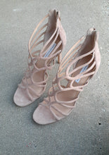 Load image into Gallery viewer, Diane Von Furstenberg Kalyan Suede Strappy Heels Size 11 Kargo Fresh
