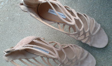 Load image into Gallery viewer, Diane Von Furstenberg Kalyan Suede Strappy Heels Size 11 Kargo Fresh
