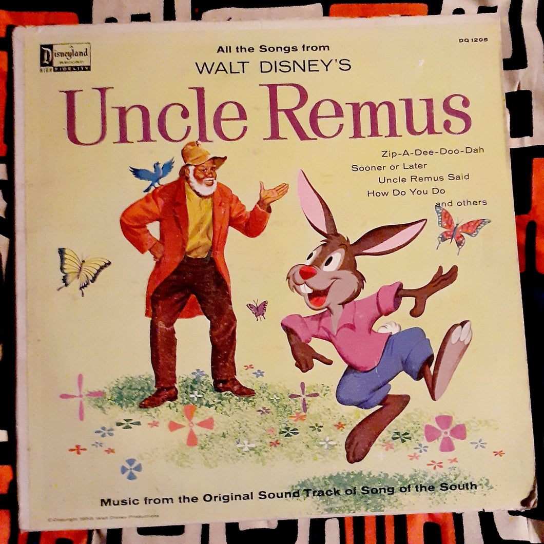 Disney Presents Uncle Remus - 33 RPM Lp 1963 Kargo Fresh