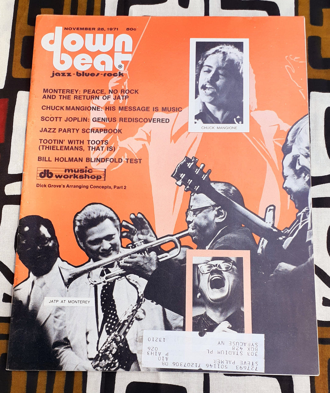 DownBeat Magazine  ; Issue November 25, 1971 Kargo Fresh