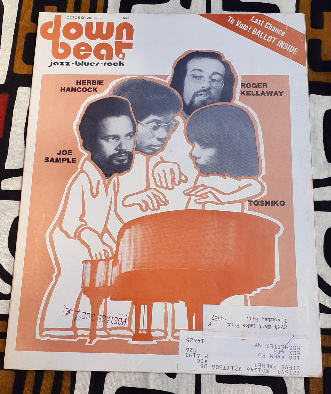 DownBeat Magazine  ; Issue October 26, 1972 Kargo Fresh