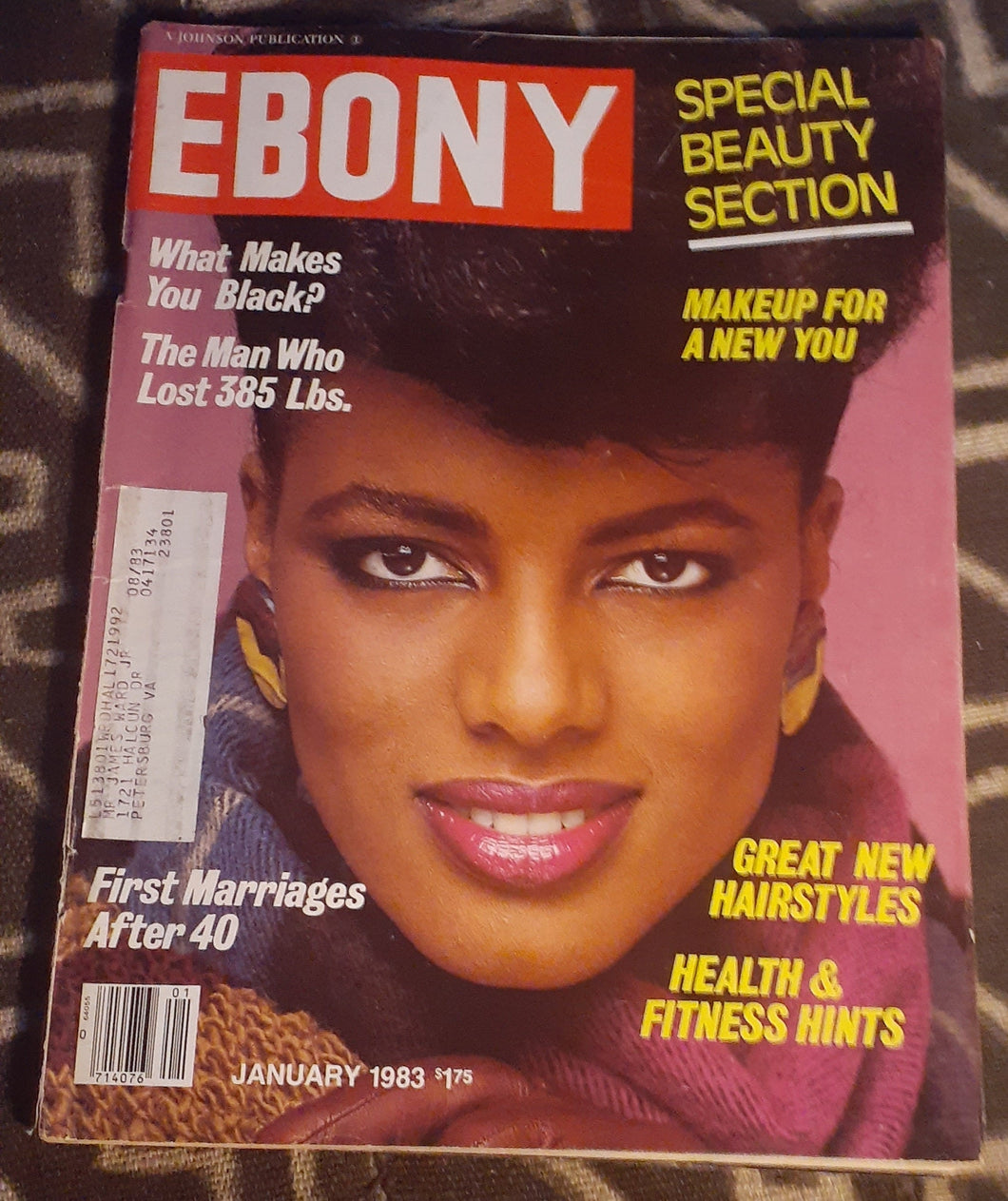 Ebony Magazine ; January,  1983 Kargo Fresh