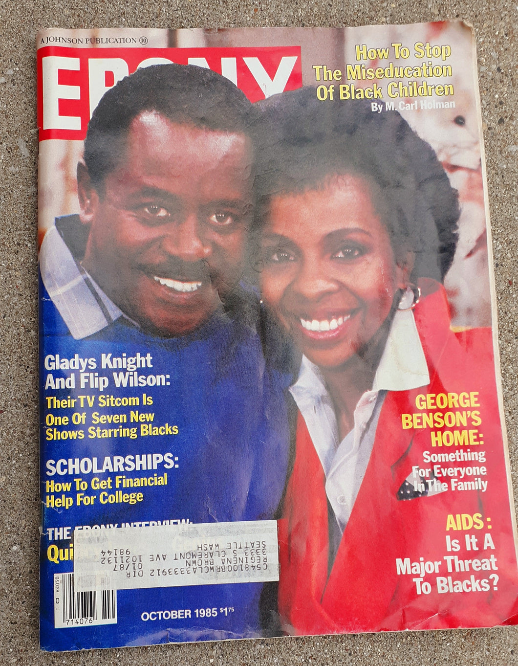 Ebony Magazine ; October , 1985 Kargo Fresh