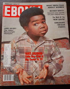 Ebony Magazine ; The Gary Coleman Issue, 1979 Kargo Fresh