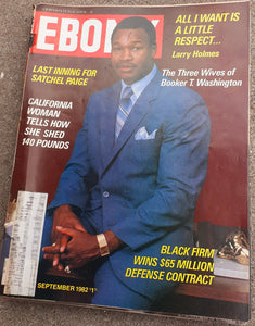 Ebony Magazine ; The Larry Holmes Issue September, 1982 Kargo Fresh