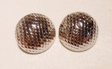 Load image into Gallery viewer, Extra Large Chunky Silver  Metal Half Ball Earrings Kargo Fresh
