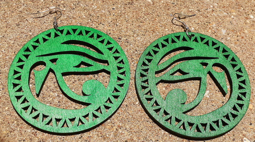 Extra Large Eye of Horus Earrings Kargo Fresh