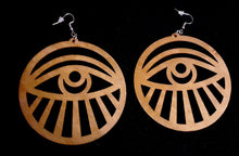 Load image into Gallery viewer, Extra Large Eye of Horus Earrings Kargo Fresh
