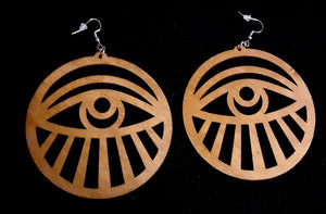 Extra Large Eye of Horus Earrings Kargo Fresh