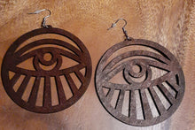 Load image into Gallery viewer, Extra Large Eye of Horus Earrings Kargo Fresh
