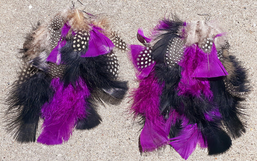 Extra Large Feather Earrings Kargo Fresh