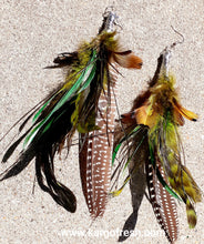 Load image into Gallery viewer, Extra Large Feather Earrings Kargo Fresh
