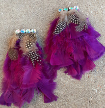 Load image into Gallery viewer, Extra Large Feather Earrings Kargo Fresh
