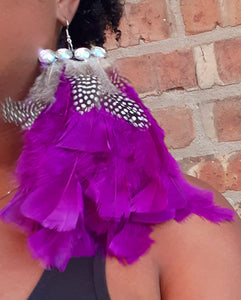 Extra Large Feather Earrings Kargo Fresh