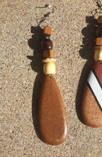 Load image into Gallery viewer, Extra Large Handmade Wood  Earrings (5 inch) Kargo Fresh

