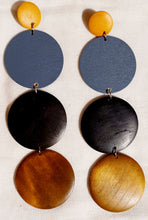 Load image into Gallery viewer, Extra Large Handmade Wood  Earrings (6 inch) Kargo Fresh
