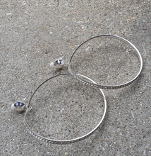 Load image into Gallery viewer, Extra Large  Metal Rhinestone Abstract Clip On Hoop Earrings Kargo Fresh
