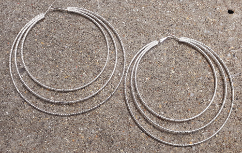 Extra Large Multi Hoop Earrings Kargo Fresh