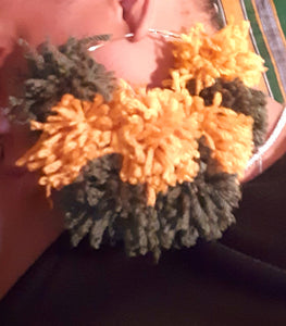 Extra Large Pom Pom Tassel Earrings Kargo Fresh