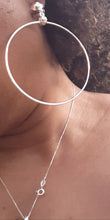 Load image into Gallery viewer, Extra Large Silver Metal Clip On Hoop Earrings Kargo Fresh
