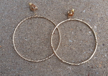 Load image into Gallery viewer, Extra Large gold metal Multi Hoop Clip On Earrings Kargo Fresh
