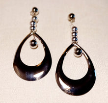 Load image into Gallery viewer, Extra large  Silver handmade Hoop design Clip On Earrings Kargo Fresh
