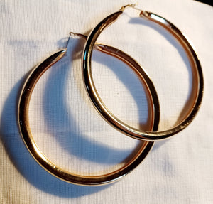 Extra large gold hoops 4 inch Kargo Fresh