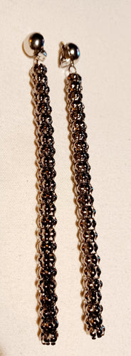 Extra long chain clip on earrings Kargo Fresh