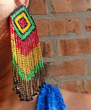 Load image into Gallery viewer, Fabulous large handbeaded clip on earrings Kargo Fresh
