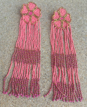 Load image into Gallery viewer, Fabulous large handbeaded clip on earrings Kargo Fresh
