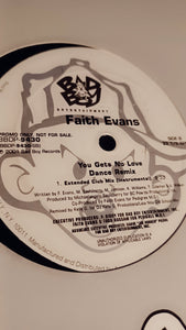 Faith Evans You Gets No Love Limited Edition Promo Remixes 2001 Vinyl LP Kargo Fresh