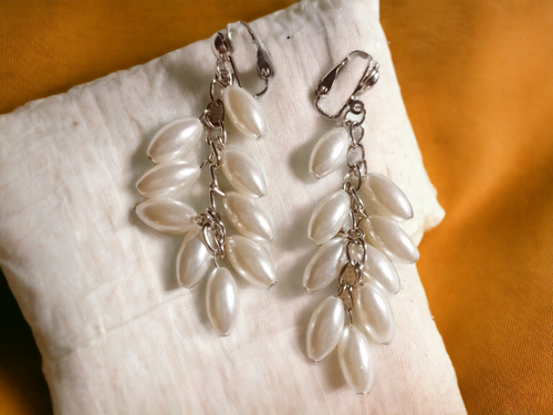 Faux Pearl Dangle Earrings Kargo Fresh