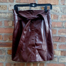 Load image into Gallery viewer, Faux leather mini skirt and corset top M Kargo Fresh
