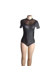 Load image into Gallery viewer, Faux leathet swimsuit small Kargo Fresh
