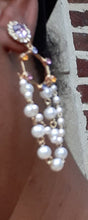 Load image into Gallery viewer, Faux pearl and Rhinestones Royalty Earrings Kargo Fresh
