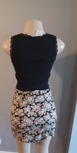 Floral mini skirt set new small Kargo Fresh