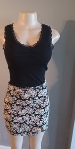 Floral mini skirt set new small Kargo Fresh