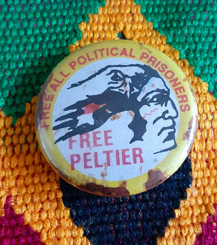 Free All Political Prisoners Jordan Peltier ACTIVIST Statement Pin Kargo Fresh