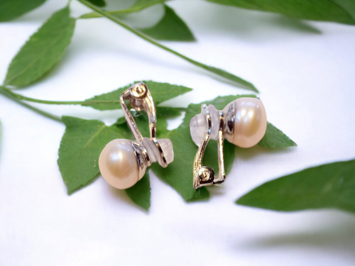 Genuine Freshwater pearl clip on earrings Kargo Fresh